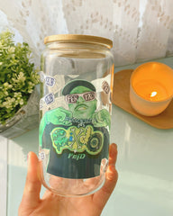 Ferxxo Cup| Mor Glass Can| Feid 16 oz Beer Can Glass