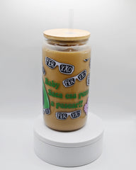 Ferxxo Cup| Mor Glass Can| Feid 16 oz Beer Can Glass