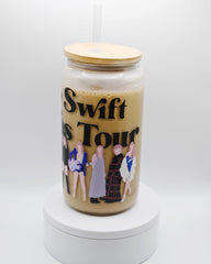 The Eras Tour Collection Glass Cup | T Swift | Swiftie Fan | 160z Libby Glass Can