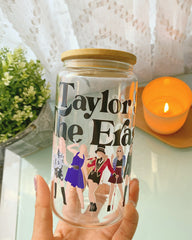 The Eras Tour Collection Glass Cup | T Swift | Swiftie Fan | 160z Libby Glass Can