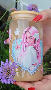 Karol G Cup - 16 oz Beer Can Glass