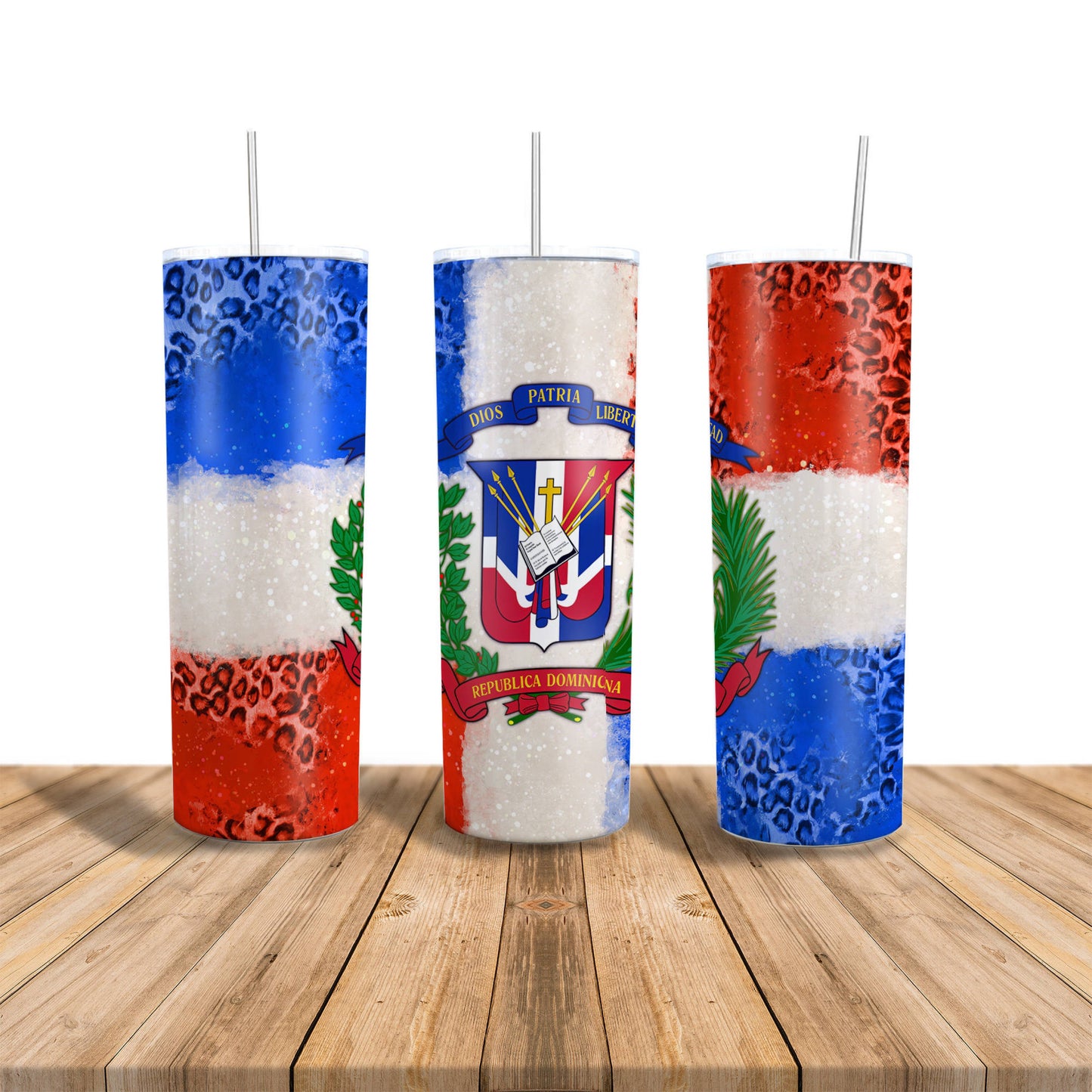 Domican flag  - Dominican tumblers 20oz
