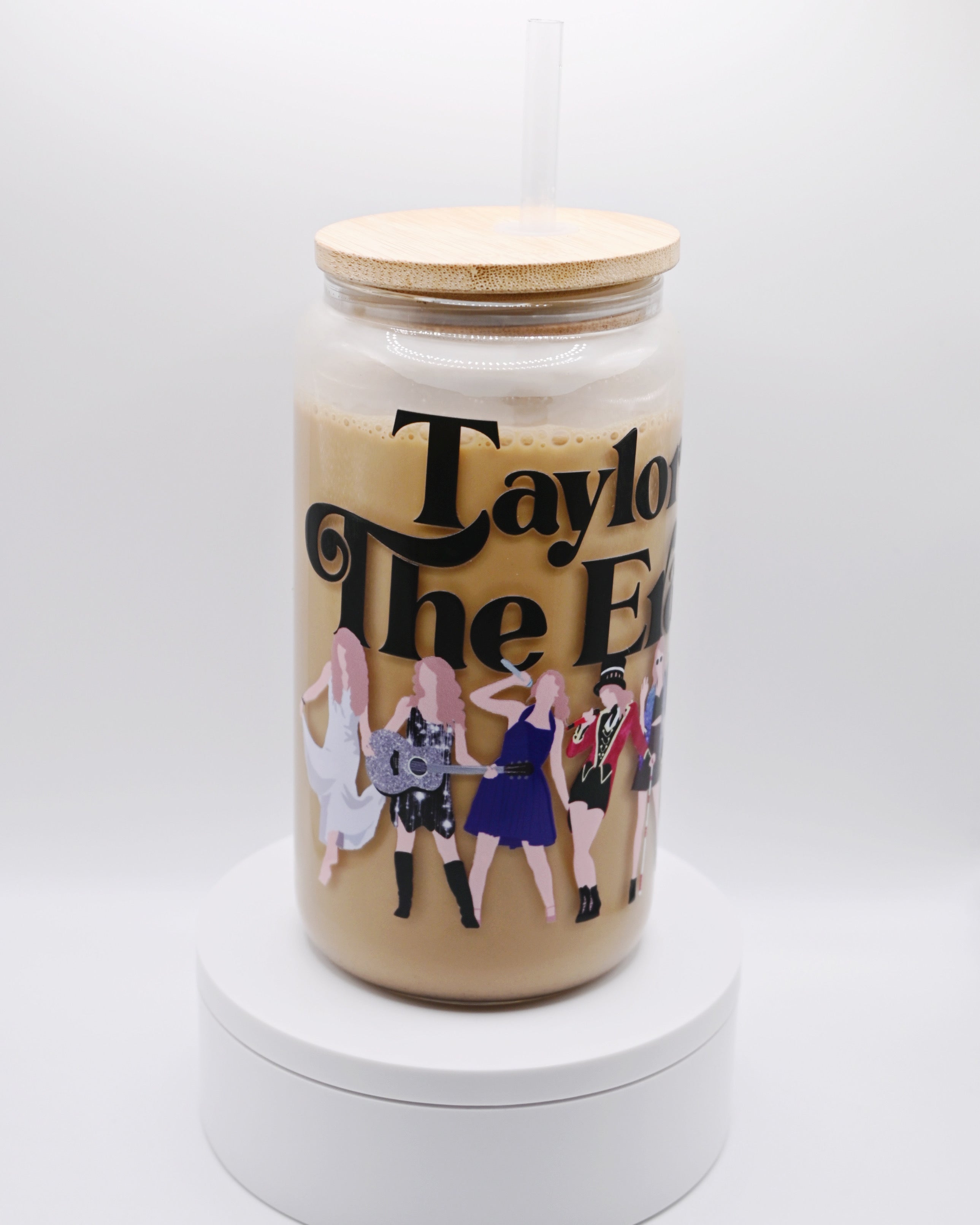 The Eras Tour Collection Glass Cup | T Swift | Swiftie Fan | 160z Libby Glass Can