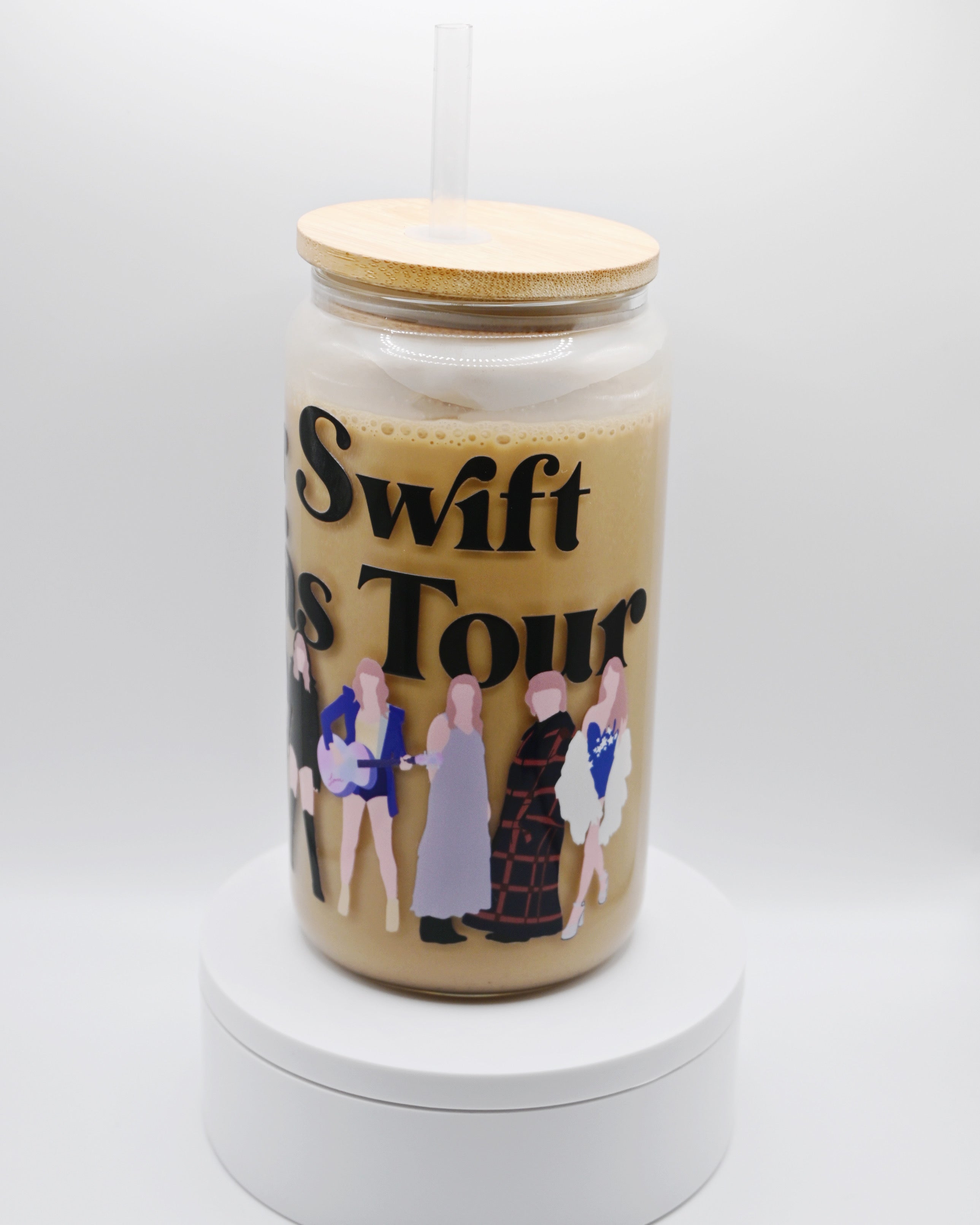 The Eras Tour Collection Glass Cup | T Swift | Swiftie Fan | 160z Libby Glass Can